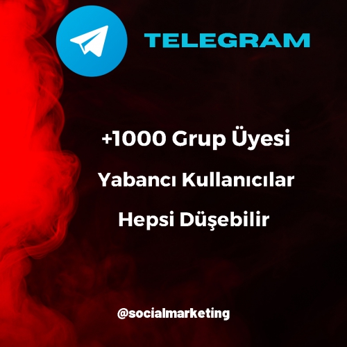  Telegram Kanal - Grup Üyesi  Max 50K  Yabancı Kullanıcılar  Düşme Olabilir